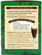 Teeccino Gluten Free Organic Chicory Herbal Tea Dandelion Dark Roast Tea Bags, Caffeine Free, Acid Free 10 count N30