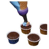 JLHua 2 PCS ColorSwirl 3-Color Coupler Icing Piping Bag Nozzle Converter for Cupcake Fondant Cookie N2