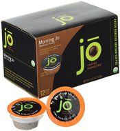 MORNING JO: 12 Cup Organic Breakfast Blend for K-Cup Coffee Brewers, Keurig 1.0 &amp; 2.0 Compatible Eco-Friendly...