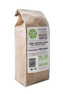 Tiny Footprint Organic Peru APU Medium Roast Coffee, Whole Bean, 1 Pound