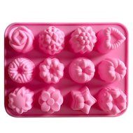 Lariy Silicone Baking Mould Cake Mooncake Chocolate Fondant Mold Roses Shape Ice Jelly