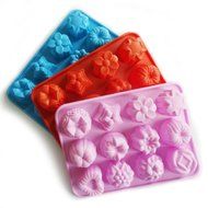 Lariy Silicone Baking Mould Cake Mooncake Chocolate Fondant Mold Roses Shape Ice Jelly N2