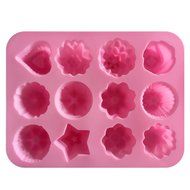 Lariy Silicone Baking Mould Cake Mooncake Chocolate Fondant Mold Roses Shape Ice Jelly N5
