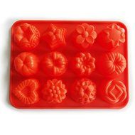 Lariy Silicone Baking Mould Cake Mooncake Chocolate Fondant Mold Roses Shape Ice Jelly N7
