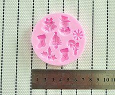 Beautiful Christmas silicone mold,Fondant Cake Decorating Tools,forma de silicone,Silicone Cake Mold