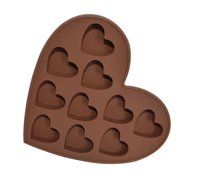 YIJIA Heart-shape Silicone Ice Chocolate Cake Jelly Candy Mould Mini Tray Pan Cube N2
