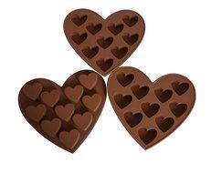 YIJIA Heart-shape Silicone Ice Chocolate Cake Jelly Candy Mould Mini Tray Pan Cube N3