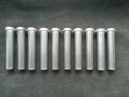 10 PACK GREY SMOKE SNAP TOP DOOB TUBE, MEDICINE &amp; PILL STORAGE CONTAINERS, Jay J