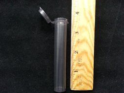 10 PACK GREY SMOKE SNAP TOP DOOB TUBE, MEDICINE &amp; PILL STORAGE CONTAINERS, Jay J N2