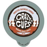 Crazy Cups Decaf Frosted oatmeal Flavored Coffee Single Serve Cups (22 Count)