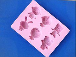 Creativemoldstore 1pcs Doraemon Series(HY1-181) Silicone Cake/Jelly/Pudding Baking Pan DIY Mold N3