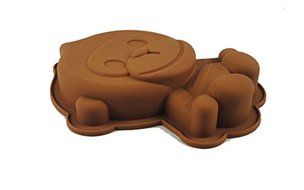 Cute little monkey cartoon silicone cake mold baking mold bakery family holiday gift DIY cake decorating mold... N2