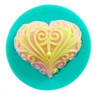 AmaranTeen - Easy to clean soft silicone Love mold,Fondant Cake