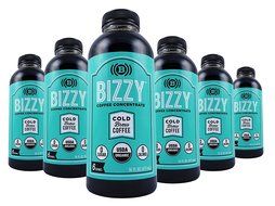 Bizzy Cold Brew Coffee Concentrate - 6 Servings - USDA Organic N10