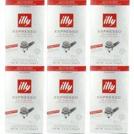 illy Caffe Espresso (Medium Roast, Red Band), 18-Count E.S.E. Pods (Pack of 2)