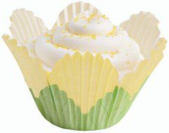 Petal Yellow Standard Fancy Baking Cups - 24 Ct