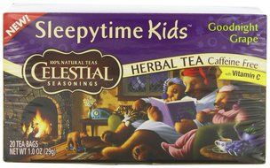 Celestial Seasonings Sleepytime Kids Tea, Goodnight Grape, 20 Count