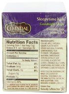 Celestial Seasonings Sleepytime Kids Tea, Goodnight Grape, 20 Count N2