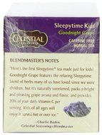 Celestial Seasonings Sleepytime Kids Tea, Goodnight Grape, 20 Count N4