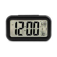RadiantOrchid 1Pc Vogue Morning Clock Low Light Sensor Technology Light On Backlight Detect Black