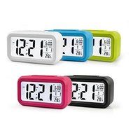 RadiantOrchid 1Pc Vogue Morning Clock Low Light Sensor Technology Light On Backlight Detect Black N2