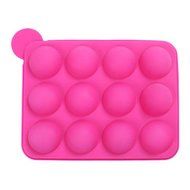 Cake Cookie Chocolate Silicone Lollipop Pop Mould Mold Baking Tray Stick Party N6