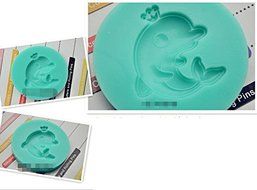 New Dolphin 3d Flowers Shape Liquid Silicone Fondant Ice Cake Chocolate Decorating Mold Kitchen Cooking Bakeware...