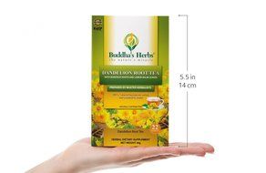 Buddha's Herbs 100% Natural Dandelion Root Tea with Burdock Roots - Caffeine Free - Pack of Two (44 Tea Bags) N2