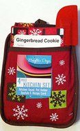 Mainstays 13 in X 9 in Oblong Cake Pan and 4 Piece Kitchen Set Bundle - Kitchen Set: Kitchen Towel, Pot Holder... N2