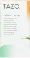 Tazo Tea, Refresh Mint, Tea Bags, 20 ct N4