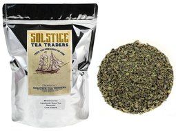 Pinhead Rolled Gunpowder Green Tea One Pound, Pinhead Rolled Loose Leaf Gunpowder Green Tea, One Pound N37