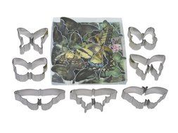 R &amp; M Butterfly 7 Piece Cookie Cutter Set