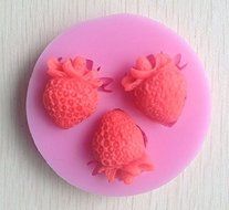 1pcs Strawberry Silicone Mold Soap,fondant Candle Molds,sugar Craft Tools, Chocolate Moulds,silicone Molds for... N3
