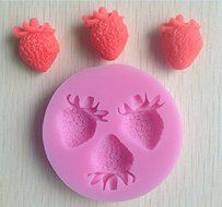 1pcs Strawberry Silicone Mold Soap,fondant Candle Molds,sugar Craft Tools, Chocolate Moulds,silicone Molds for... N5