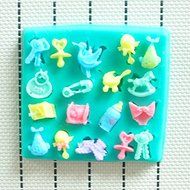 WilsonBaking Love Collection - Baby Toy Decor Mold Decorations Silicone Mold Silicone Fondant Lace Molds - Fondant...