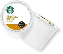 Keurig Light Roast K-Cup Coffee Variety Pack Bundle with Starbucks Veranda Blonde, Green Mountain Our Blend, Faro... N2