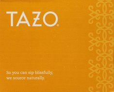 Tazo Decaf Chai Filter Tea Bag, 120 Count N4