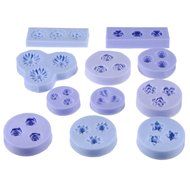 &quot;Bakeware Chocolate Jelly 3D Mold Mini Silicone Fondant DIY Flower Cake F0049&quot; shopping N3