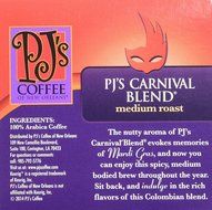 PJ's Coffee - Carnival Blend Single Serve Cups, 12 Count (PACK OF 3) N4