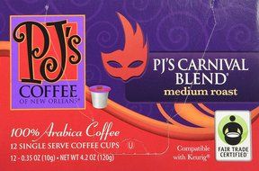 PJ's Coffee - Carnival Blend Single Serve Cups, 12 Count (PACK OF 3) N5
