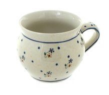 Polish Pottery Country Meadow Bell-Shaped Mug