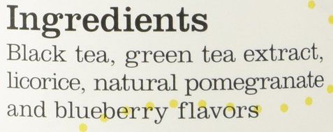 The Republic Of Tea Hicaf Pom-Berry Black Tea, 50 Tea Bags, High Caffeine Pomegranate Blueberry Tea N2