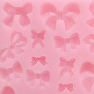 Silicone Bows Cake Mold Cookie Biscuit Jelly Mould N7