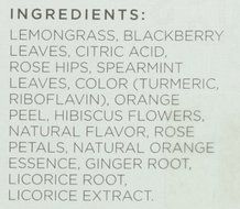 Tazo Wild Sweet Orange Herbal Tea, 20 Count Box 1.58oz N7