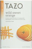 Tazo Wild Sweet Orange Herbal Tea, 20 Count Box 1.58oz N8