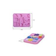 Cutoy Halloween Witch Design Silicone Cake Fondant Chocolete Jello Soap Candy Gum Paste Molds Clay Moulds DIY... N3