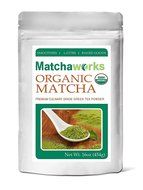 Matchaworks Matcha Green Tea Powder Culinary Grade Raw Organic, 1lb