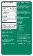 Matchaworks Matcha Green Tea Powder Culinary Grade Raw Organic, 1lb N3