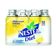 NESTEA Iced Tea, Diet Lemon 16.9-ounce plastic bottles ,12 Count