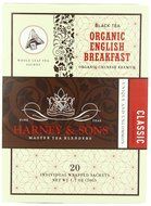 Harney and Sons Organic Tea Bags, English Breakfast, Net Wt. 1.7 Oz, 20 Count N3
